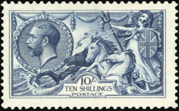 * SG#402 - 10sh. Indigo Blue. VF. - Autres & Non Classés