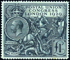 ** SG#438 - 1£. Black. VF. - Other & Unclassified