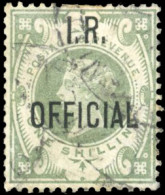 Obl. SG#O15 - Official Stamps. 1sh. Dull-green. VF. - Otros & Sin Clasificación