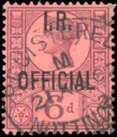 Obl. SG#O18 - Official Stamps. 6p. Purple/rose-red. VF. - Altri & Non Classificati