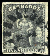 Obl. SG#11 + 12 - 2 Values. Used. VF. - Barbados (...-1966)