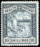 * SG#31/35 - Set Of 5. Complete Set. F. - Malta (...-1964)