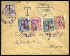 Obl. 1/ 5 - Timbres-Taxe. 4 Valeurs, Obl. S/lettre En Port Local. TB. - Albania