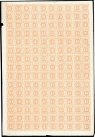 ** 13 - 10s. Orange. Feuille De 150. SUP. - Altri & Non Classificati