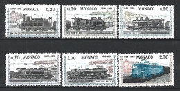 Timbre De Monaco Neuf ** N 752 / 757 - Unused Stamps