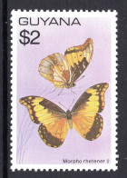 Guyana 1978-80 Butterflies - $2 Value HM (SG 707) - Guyana (1966-...)