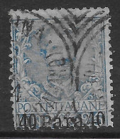 Italia Italy 1902 Estero Albania Floreale 40pa Su C25 Sa N.6 US - Albanië