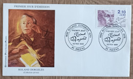 FDC 1985 - YT N°2359 - ROLAND DORGELES - AMIENS - 1980-1989