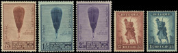 ** COB#351/355 - Ballon Picard. Infanterie. 5 Valeurs. SUP. - Other & Unclassified