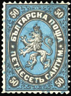 (*) 1+ 4 - 5c. Noir Et Jaune + 50c. Noir Et Bleu. 2 Valeurs. TB. - Altri & Non Classificati