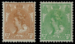 * 55+ 57 - 15c. Brun Et 20c. Vert. TB. - Other & Unclassified