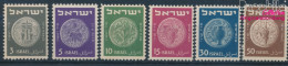 Israel 22-27 (kompl.Ausg.) Postfrisch 1949 Alte Münzen (10369210 - Ongebruikt (zonder Tabs)