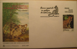 FDC Barcelona 1997.- Fauna En Peligro De Extincion GINETA - FDC