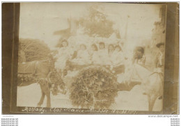 MONTADY CARTE PHOTO  CARNAVAL CHAR FRANCE RUSSIE 1907 Ref1 - Otros & Sin Clasificación