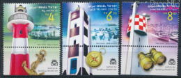 Israel 2093-2095 Mit Tab (kompl.Ausg.) Postfrisch 2009 Leuchttürme (10348736 - Ongebruikt (met Tabs)