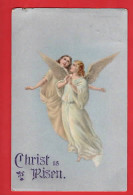 ANGELS ART NOUVEAU   CHRIST IS RISEN   Pu 1906 - Angeli