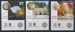 Israel 2553-2555 Mit Tab (kompl.Ausg.) Postfrisch 2017 UNESCO Welterbestätten (10348724 - Nuovi (con Tab)