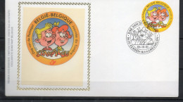 Année 2001  :  FDC 3023 Soie - Stampilou - Obli. Eisden-Maasmechelen - 2001-2010