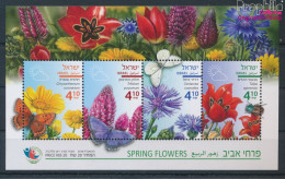 Israel Block94 (kompl.Ausg.) Postfrisch 2018 Frühlingsblumen (10348722 - Neufs (sans Tabs)