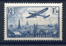 RC 27311 FRANCE COTE 30€ PA N° 9 - 1f50 AVION SURVOLANT PARIS NEUF ** MNH TB - 1927-1959 Ungebraucht