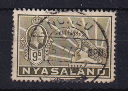 Nyasaland: 1934/35   KGV - Symbol Of Protectorate     SG121    9d     Used - Nyasaland (1907-1953)