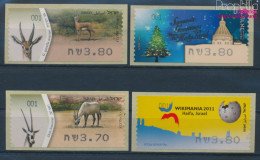 Israel ATM79-ATM82 Postfrisch 2011 Automatenmarken (10369134 - Vignettes D'affranchissement (Frama)