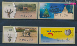 Israel ATM79-ATM82 Postfrisch 2011 Automatenmarken (10369137 - Frankeervignetten (Frama)