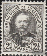 Luxembourg 65B Unmounted Mint / Never Hinged 1891 Adolf - 1891 Adolphe Frontansicht