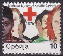 Serbia 2012 Red Cross Rotes Kreuz Croix Rouge, Tax, Charity, Surcharge Stamp MNH - Serbia