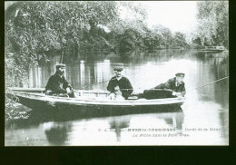 CARRIERES LA PECHE DANS LE PETIT BRAS - Carrières-sur-Seine