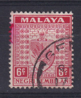 Negri Sembilan: 1935/41   Arms     SG27    6c   Scarlet    Used - Negri Sembilan