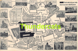 CPA BRUSSEL BRUXELLES L'EXPOSITION DE 1910 PLAN MAP  - Expositions Universelles