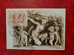 Carte Fdc Maxi 1970  VALENCIENNES SCULPTURE DE CARPEUX LE TRIOMPHE DE FLORE - 1970-1979