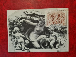 Carte Fdc Maxi 1970  VALENCIENNES SCULPTURE DE CARPEUX LE TRIOMPHE DE FLORE - 1970-1979