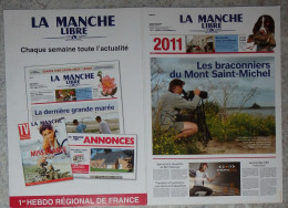 Petit Calendrier De Poche 2011 Journal La Manche Libre - Petit Format : 2001-...