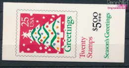 USA MH0-137 (kompl.Ausg.) Postfrisch 1990 Weihnachtsbaum (10348585 - Nuevos