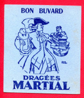 BUVARDS (Réf : BUV 032) BON BUVARD DRAGÉES MARTIAL - Sucreries & Gâteaux