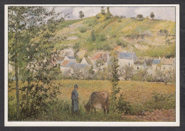 130058/ Camille PISSARRO, *Paysage à Chaponval*, Impressionnisme - Andere & Zonder Classificatie