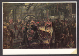 PM137/ Adolph MENZEL, *Das Eisenwalzwerk*, Berlin, Nationalgalerie - Schilderijen