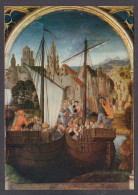 PM341/ MEMLING, Châsse De Sainte-Ursule, *Arrivée à Bâle*, Bruges, Musée Memling - Malerei & Gemälde