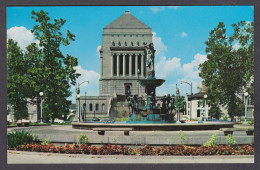 115042/ INDIANAPOLIS, World War Memorial Shrine, Depew Memorial Fountain - Indianapolis