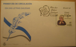 FDC Barcelona 1997.- Dia De Las Letras Gallegas - FDC