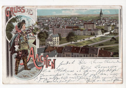 34 - Gruss Aus AACHEN  *1898* - Aachen