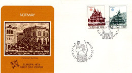 EUROPA FDC 1978 NORVEGE - 1978