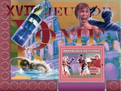 GUINEA 2007 SHEET ROME OLYMPIC GAMES JEUX OLYMPIQUES JUEGOS OLIMPICOS SPORTS BOXING SPACE PSYCHO CINEMA Gu0711b - Guinée (1958-...)