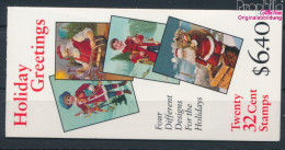 USA MH187 (kompl.Ausg.) Postfrisch 1995 Weihnachten (10348551 - Nuovi