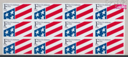 USA 2118Fb Folienblatt3 (kompl.Ausg.) Postfrisch 1991 Freimarke - Flagge (10368252 - Unused Stamps