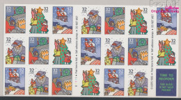 USA 2789-2792Fb Folienblatt34 (kompl.Ausg.) Postfrisch 1996 Weihnachten (10368242 - Neufs