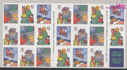 USA 2789-2792Fb Folienblatt34 (kompl.Ausg.) Postfrisch 1996 Weihnachten (10368242 - Ongebruikt