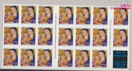 USA 2901Fb Folienblatt43 (kompl.Ausg.) Postfrisch 1997 Weihnachten (10368238 - Unused Stamps